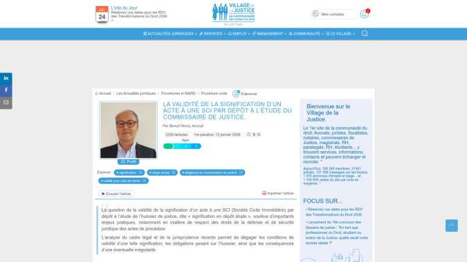 Distinction entre siège social et établissements secondaires